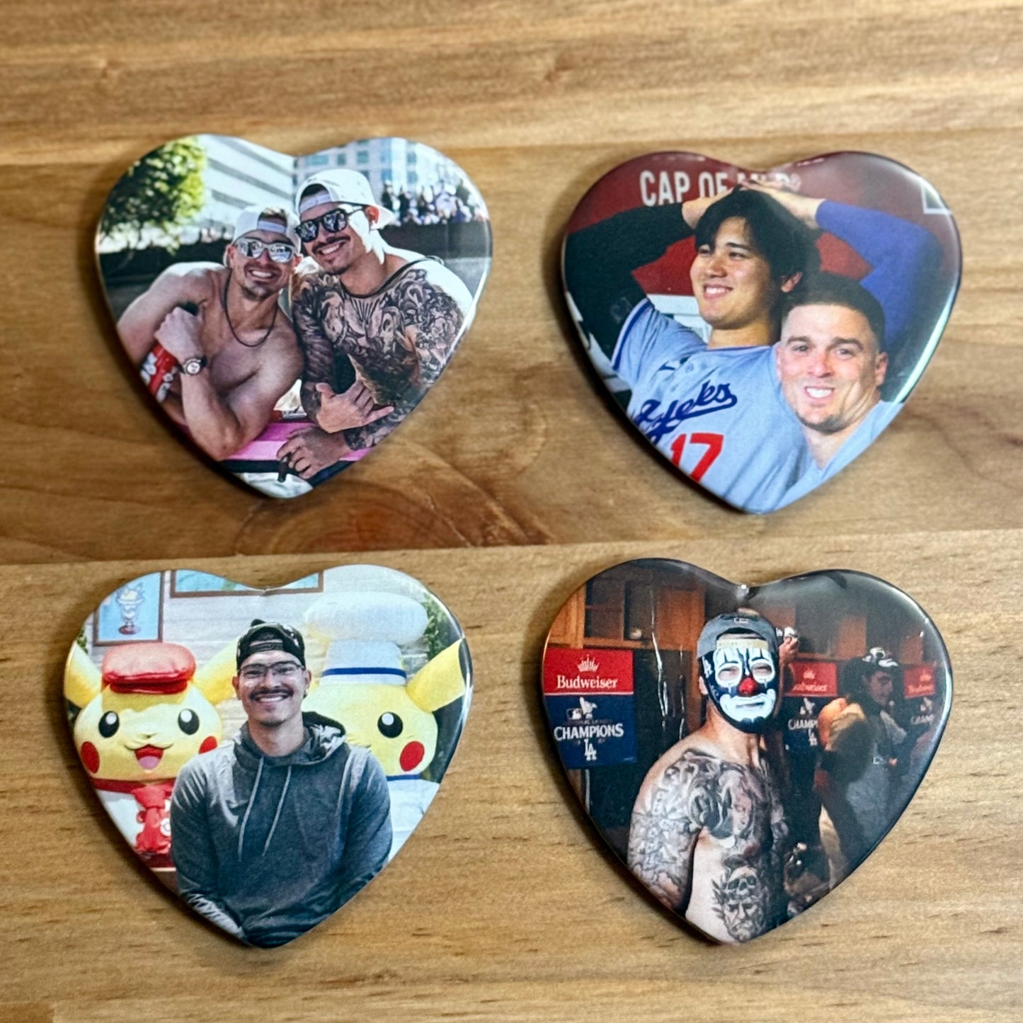 Heart buttons