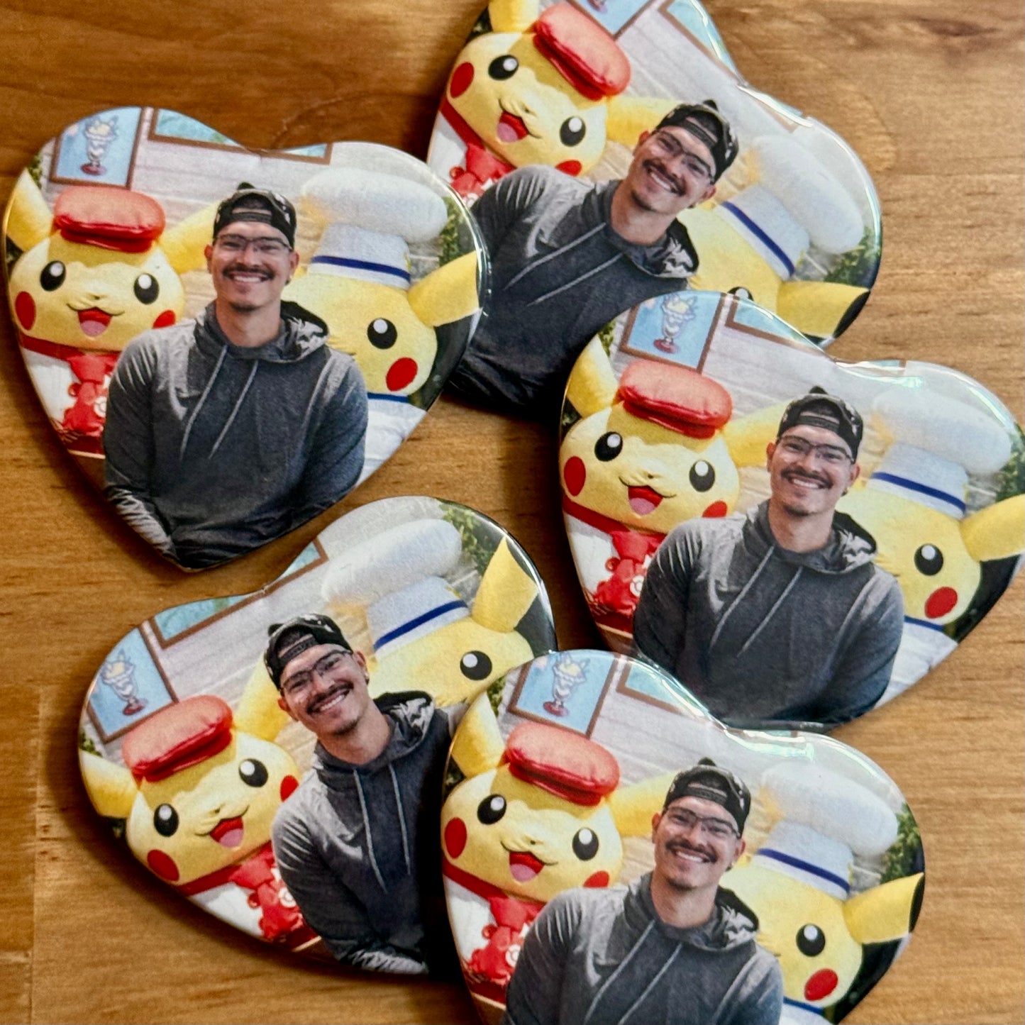 Heart buttons
