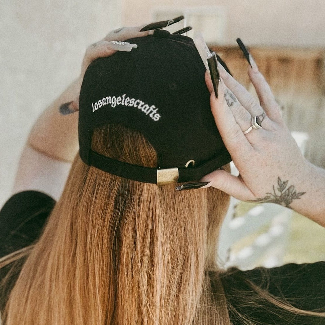 LA Bones Dad Hat ~ ready to ship