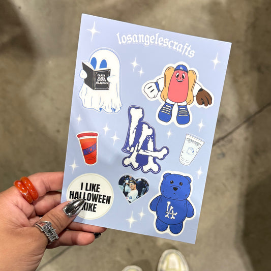LA sticker sheet